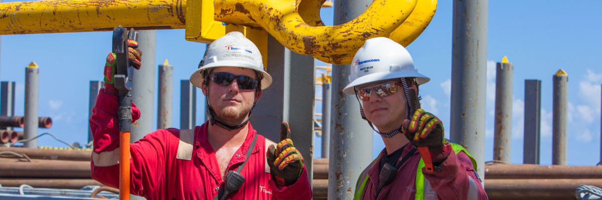 Two Tor Drilling employees offshore